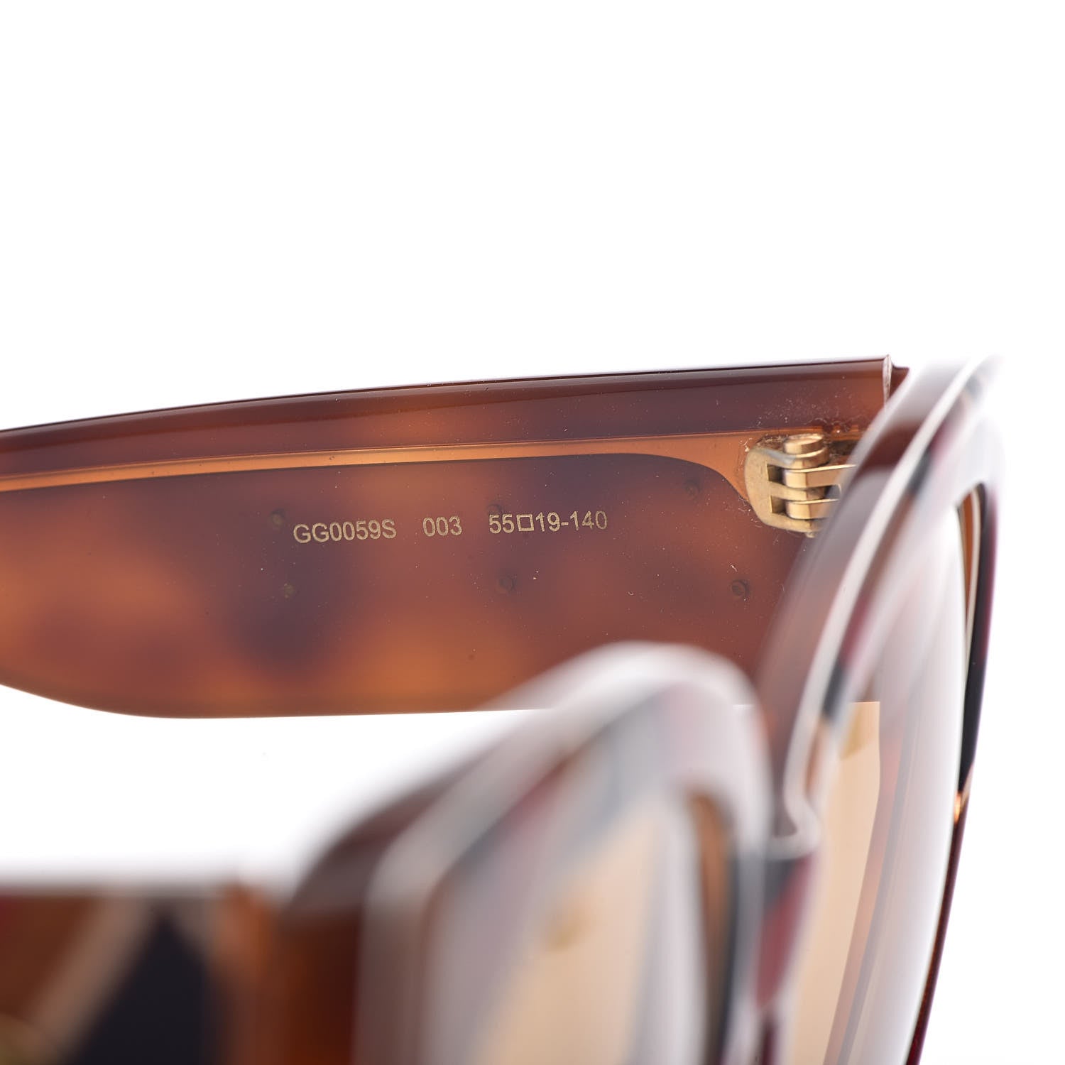 Gucci Acetate Square Frame Sunglasses GG0059S Multicolor 5 of 7