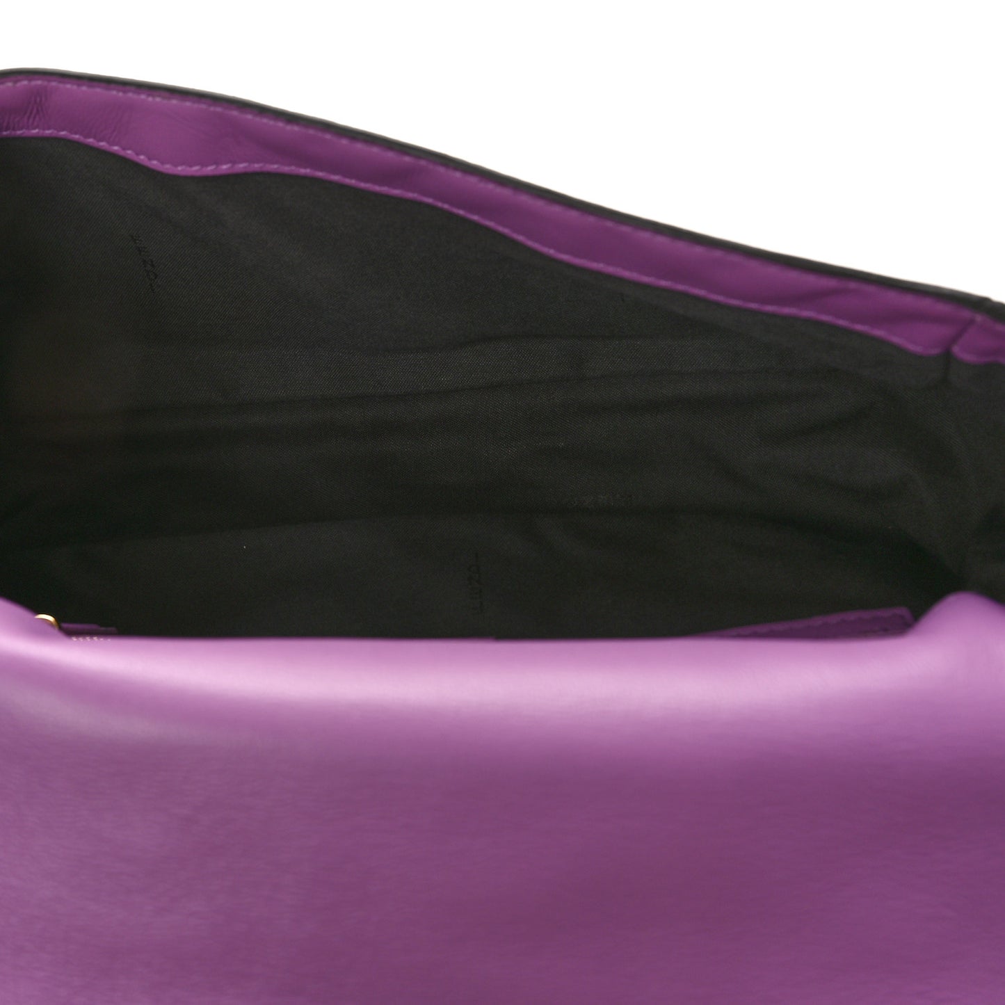 Nappa FF 1974 Embossed Baguette Agapanto