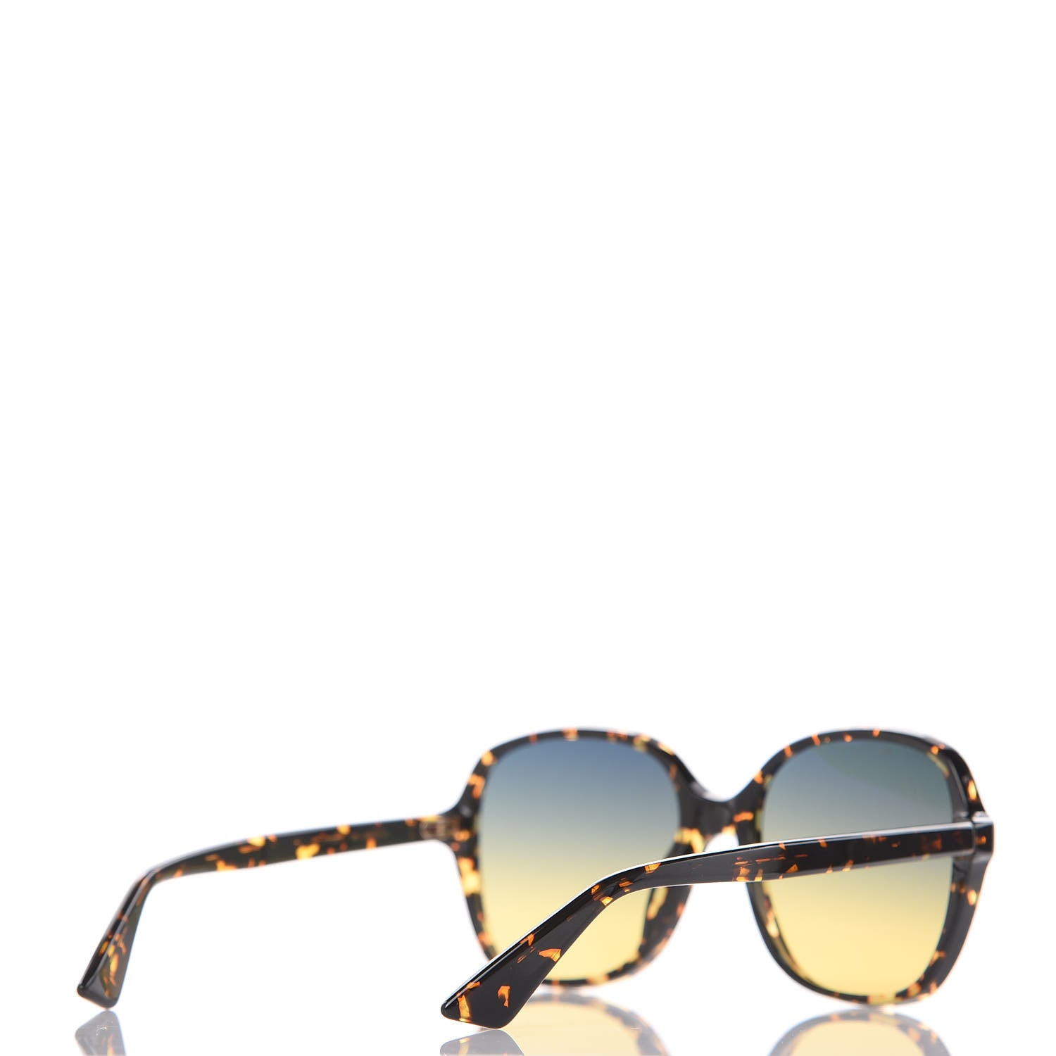Gucci Acetate Rounded Square GG0092S Sunglasses Havana 4 of 6