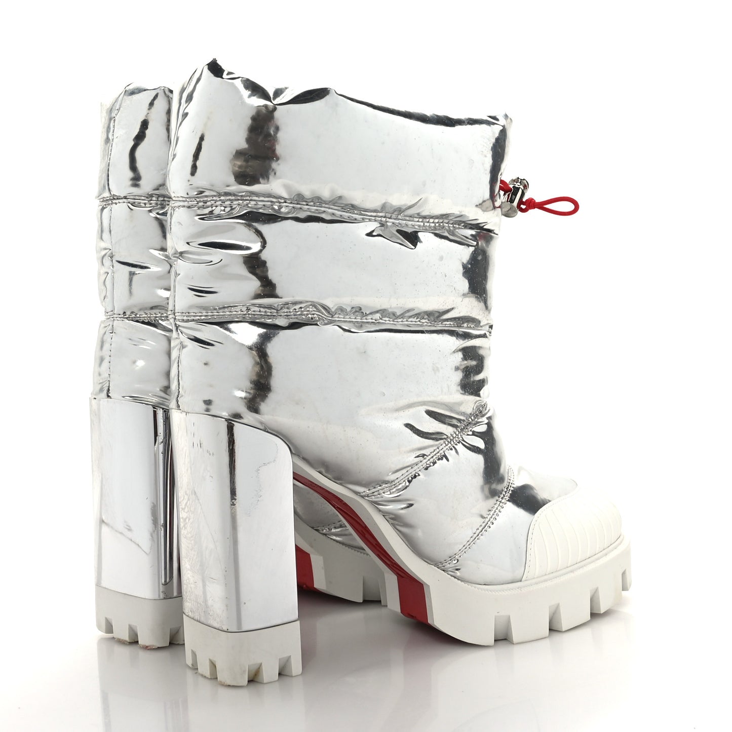Metallic Oriona Lug 100 Boots 37.5 Silver