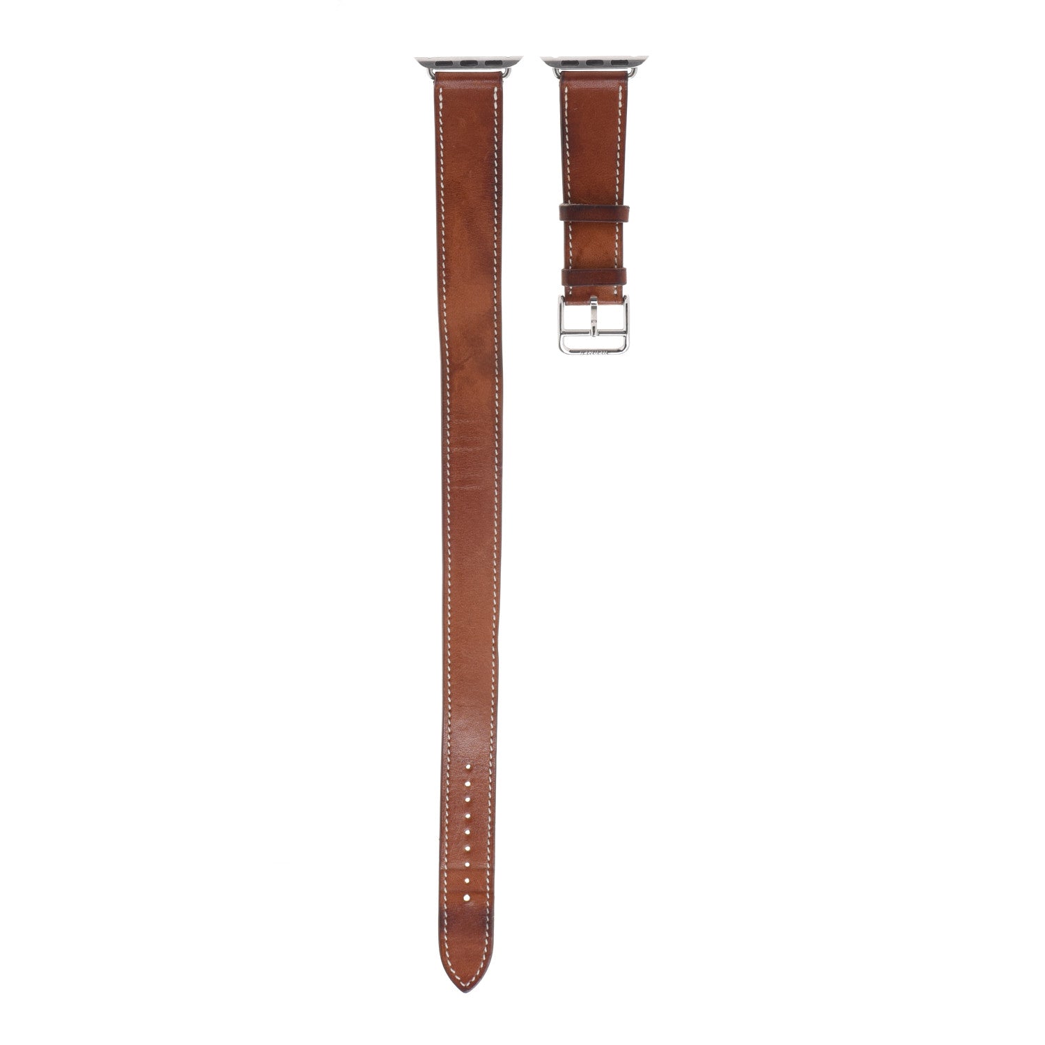 Hermes Barenia 40mm Apple Watch Double Tour Band Fauve 1 of 12