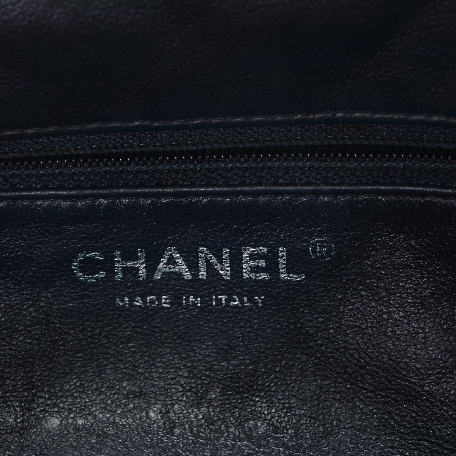 Chanel Caviar Quilted Timeless Clutch Navy 6 of 12