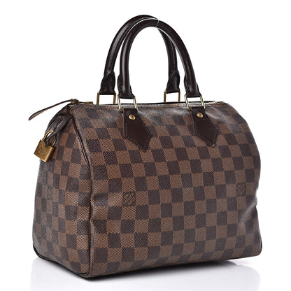 Louis Vuitton Damier Ebene Speedy 25 3 of 15