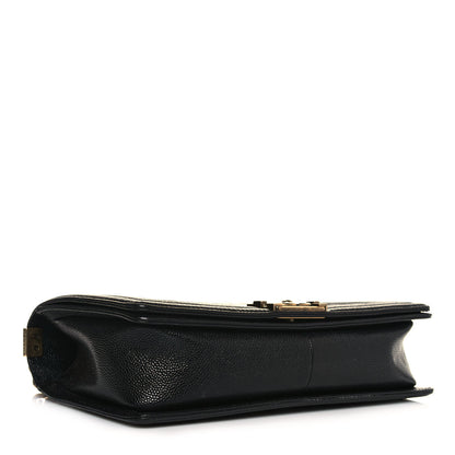 Chanel Caviar Quilted New Medium Boy Flap Black 3 of 13
