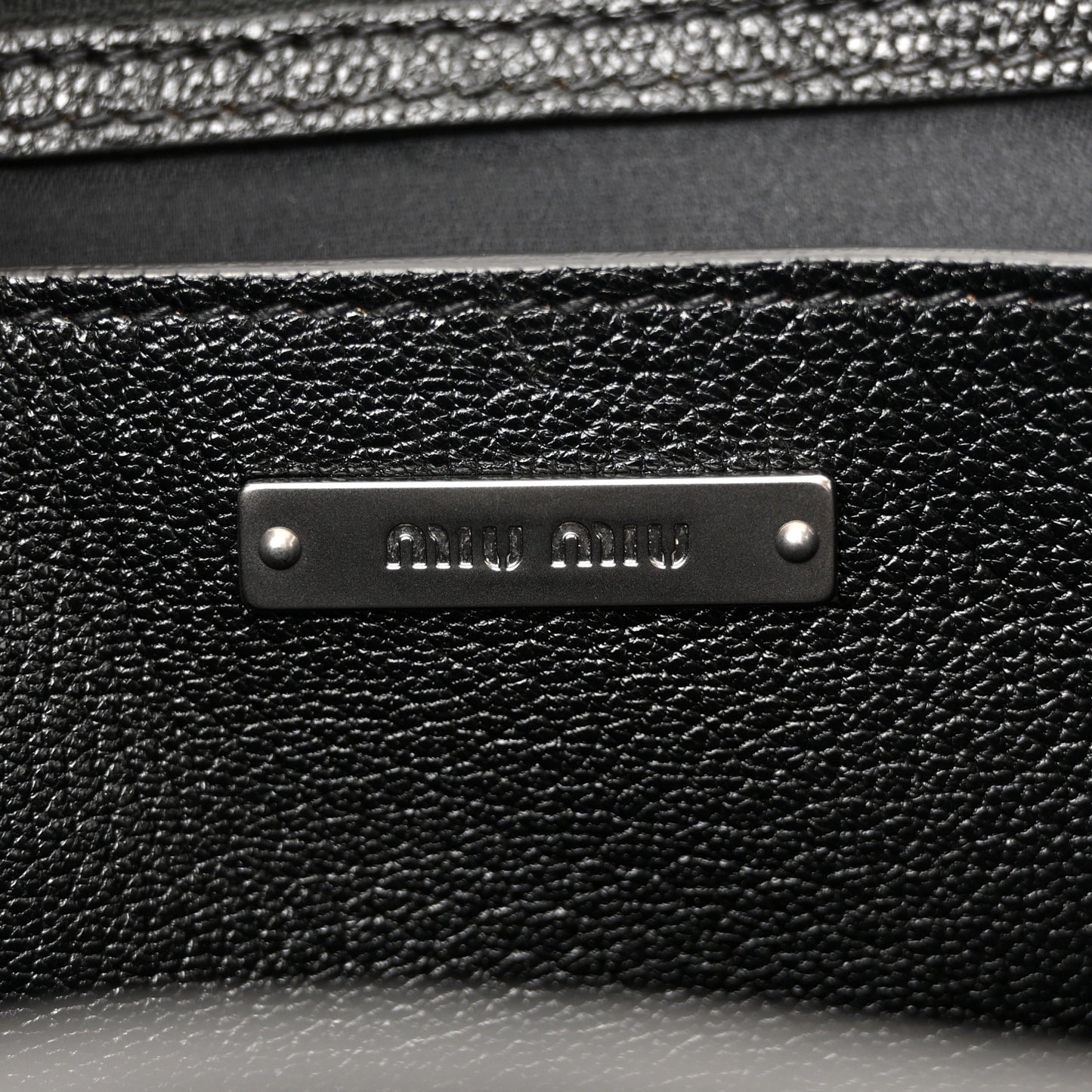 Goatskin Madras Soft Calf Crystal Embellished Tote Black