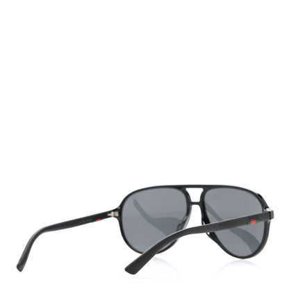 Gucci Acetate Web Aviator Sunglasses GG0423SA Black 4 of 8