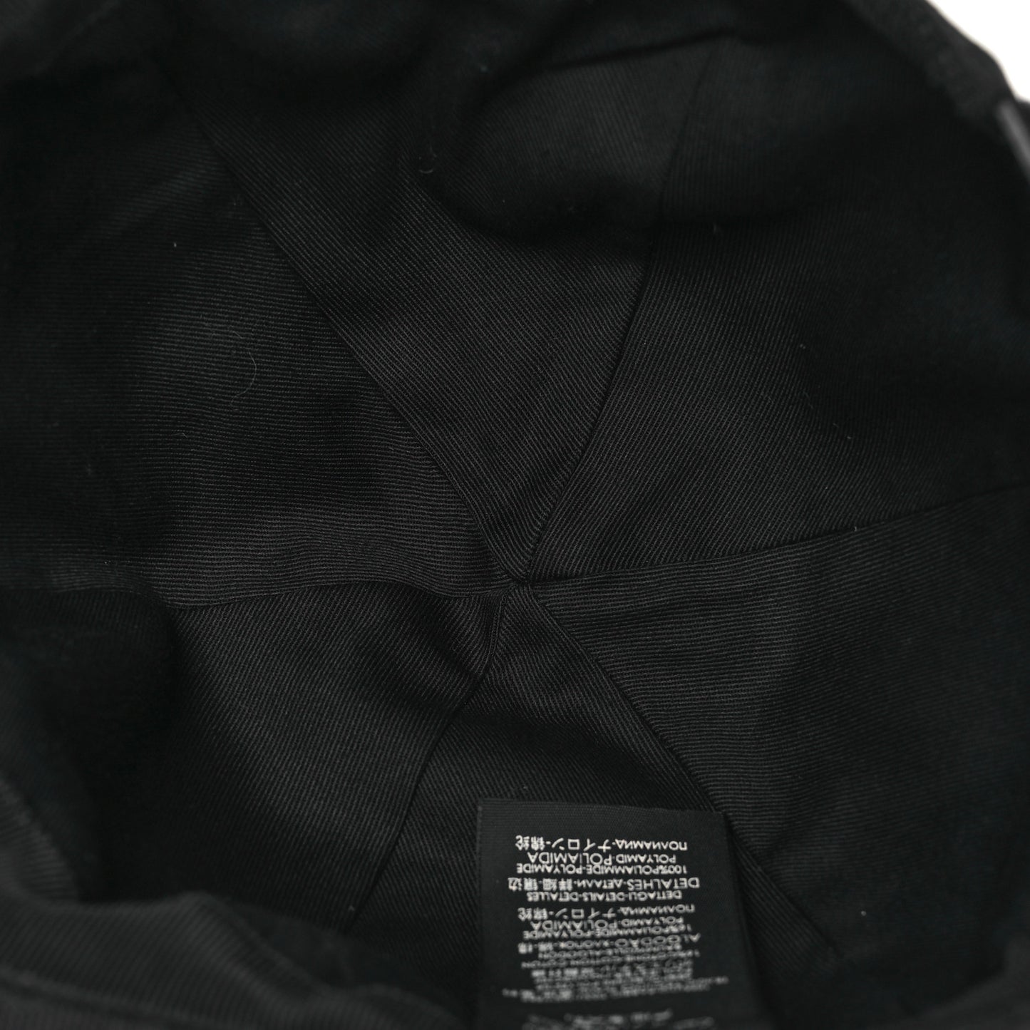 Monogram Web Baseball Hat L Black