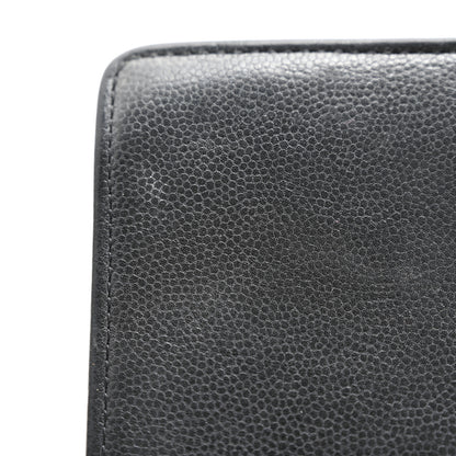 Chanel Caviar Sevruga French Long Wallet Black 14 of 15