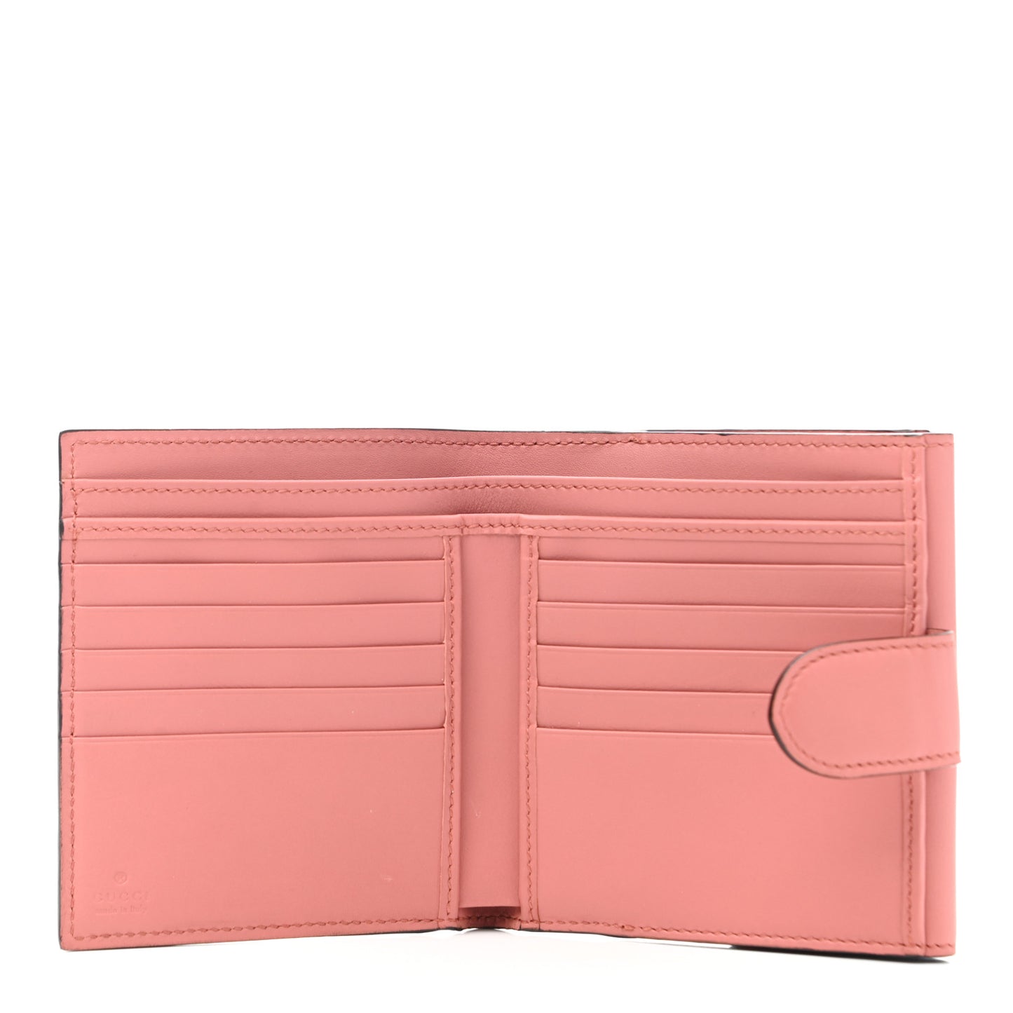 Moon Calfskin Interlocking G French Wallet Cameo Pink