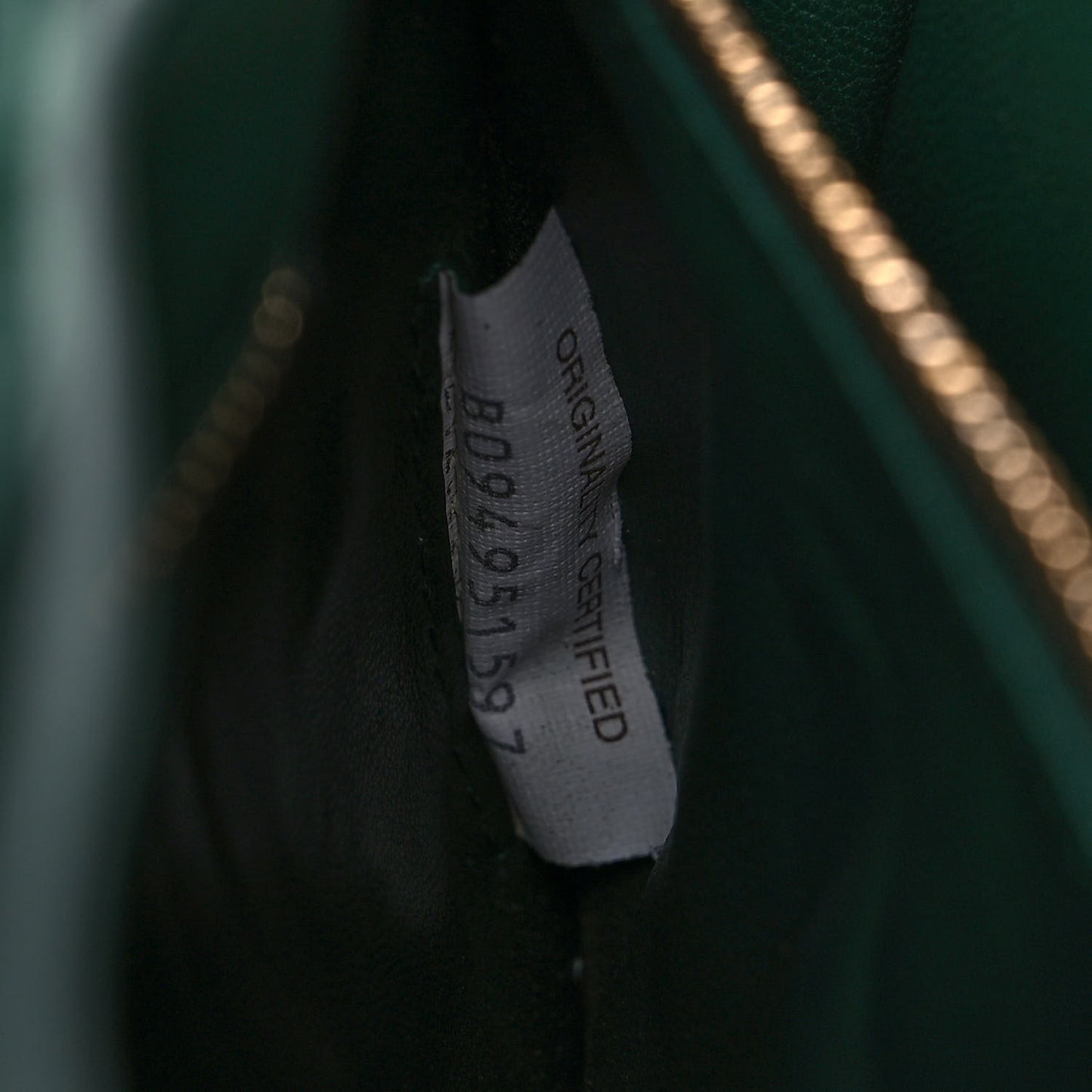 Lambskin Maxi Intreccio Padded Chain Cassette Crossbody Bag Racing Green