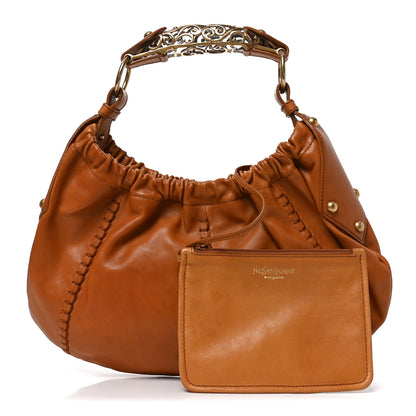 Saint Laurent Calfskin Vincennes Mombasa Hobo Tan 3 of 11