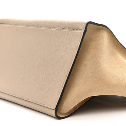 Celine Drummed Calfskin Suede Medium Trapeze Dune 9 of 11