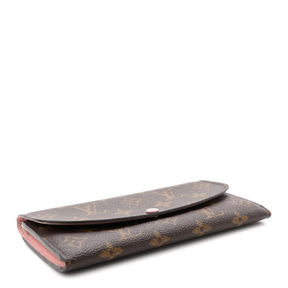 Louis Vuitton Monogram Emilie Wallet Rose Ballerine 4 of 10
