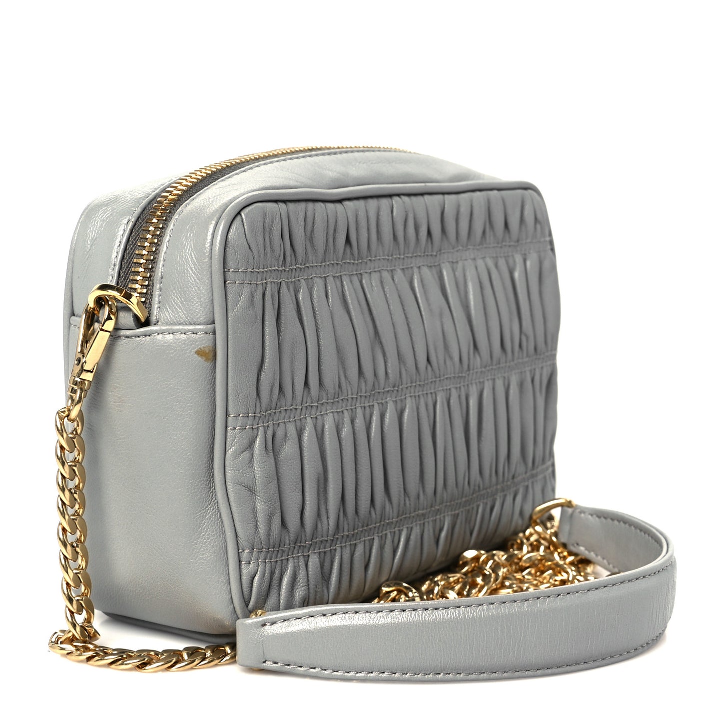 Nappa Gaufre Camera Bag Nuvola