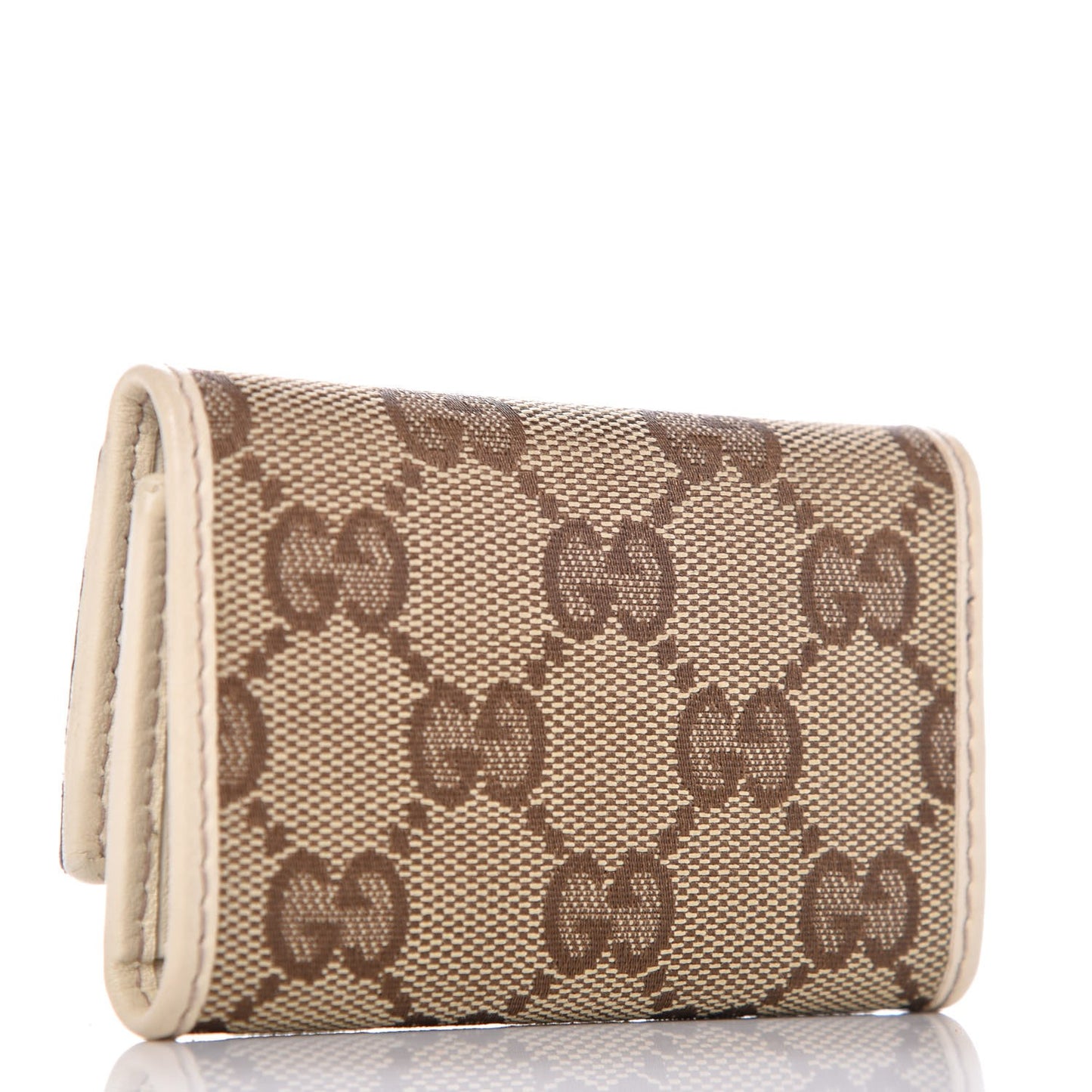 Monogram Britt 6 Key Holder Case White