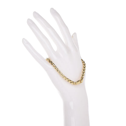 David Yurman 18K Yellow Gold 5mm Box Chain Bracelet 2 of 4