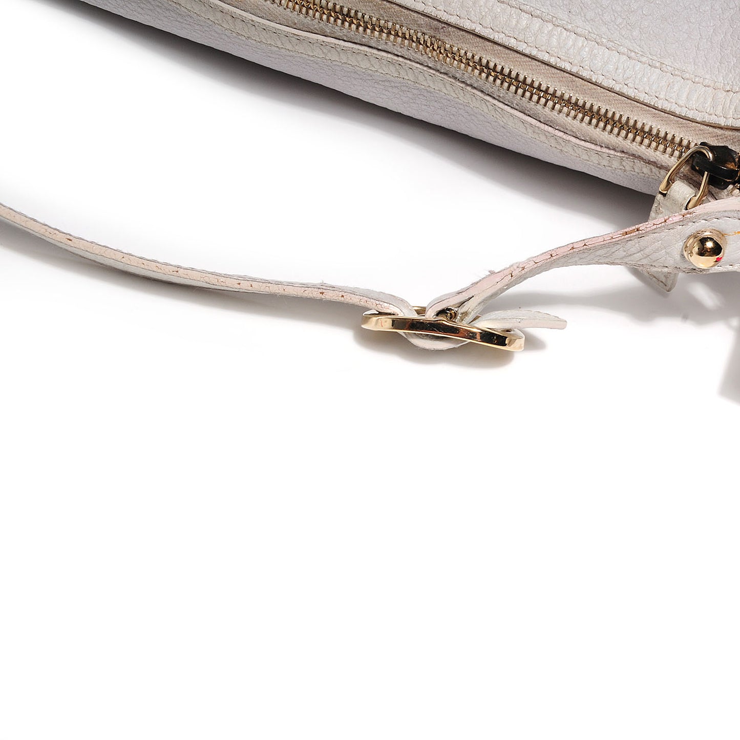 Leather Web Blondie Hobo White