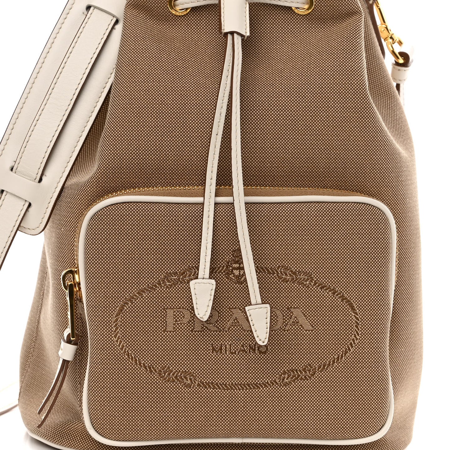Jacquard Logo Mini Bucket Crossbody Bag Corda Talco