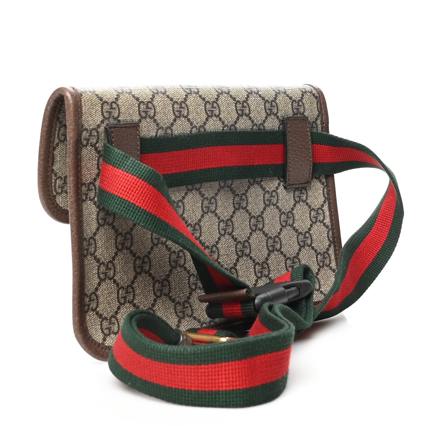 Gucci GG Supreme Monogram Neo Vintage Web Belt Bag Brown 3 of 8