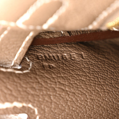 Hermes Togo Kelly Retourne 25 Etoupe 7 of 13