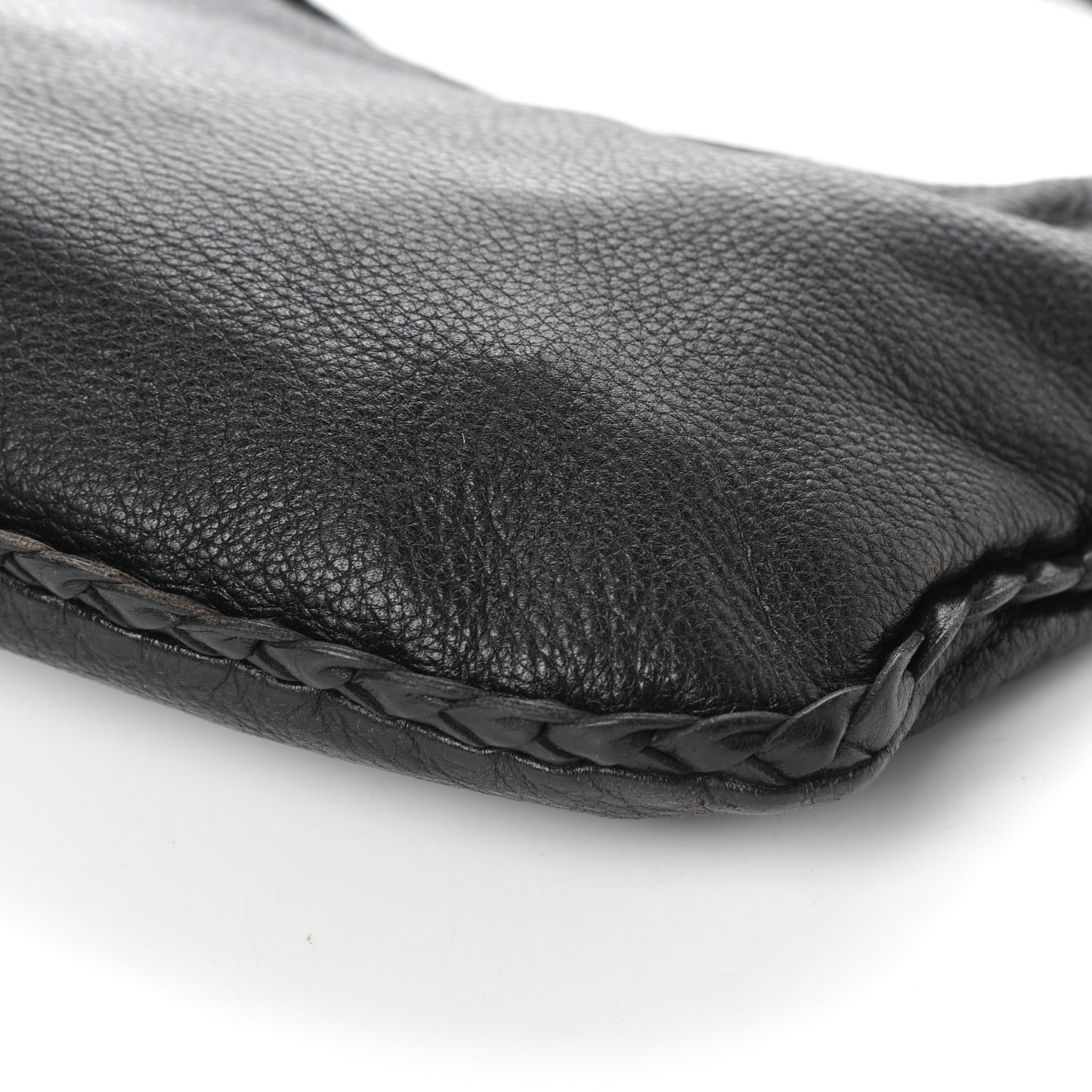 Cervo Braided Mini Veneta Hobo Black