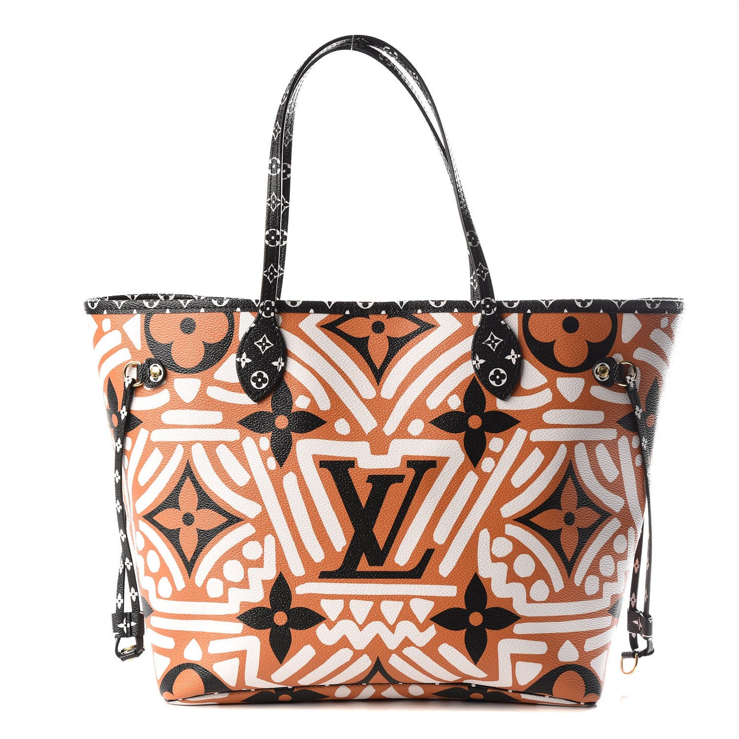 Monogram Giant Crafty Neverfull MM Creme Caramel