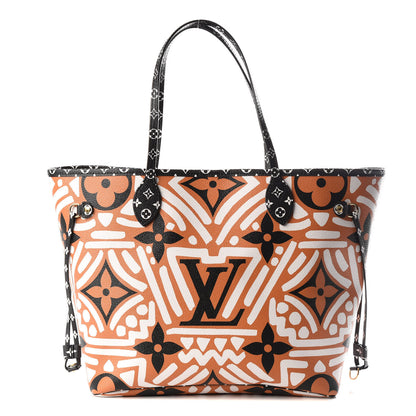 Louis Vuitton Monogram Giant Crafty Neverfull MM Creme Caramel 1 of 11