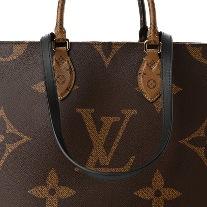 Louis Vuitton Reverse Monogram Giant Onthego MM 7 of 9