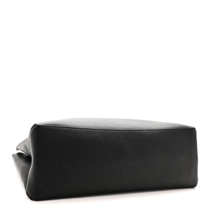 Louis Vuitton Grained Calfskin Lockme Shopper Black 4 of 9