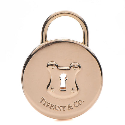 Tiffany 18K Yellow Gold Emblem Lock Pendant 1 of 3