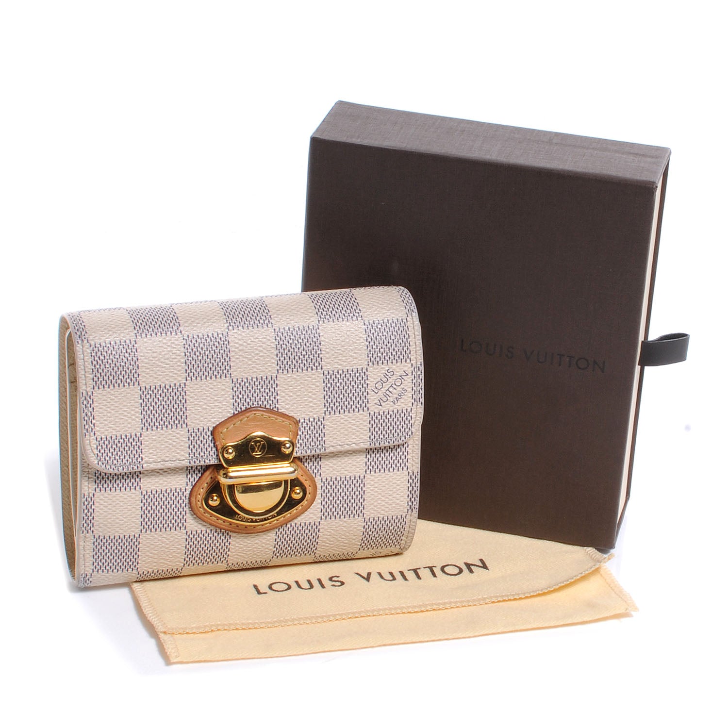 Louis Vuitton Damier Azur Joey Wallet 5 of 8