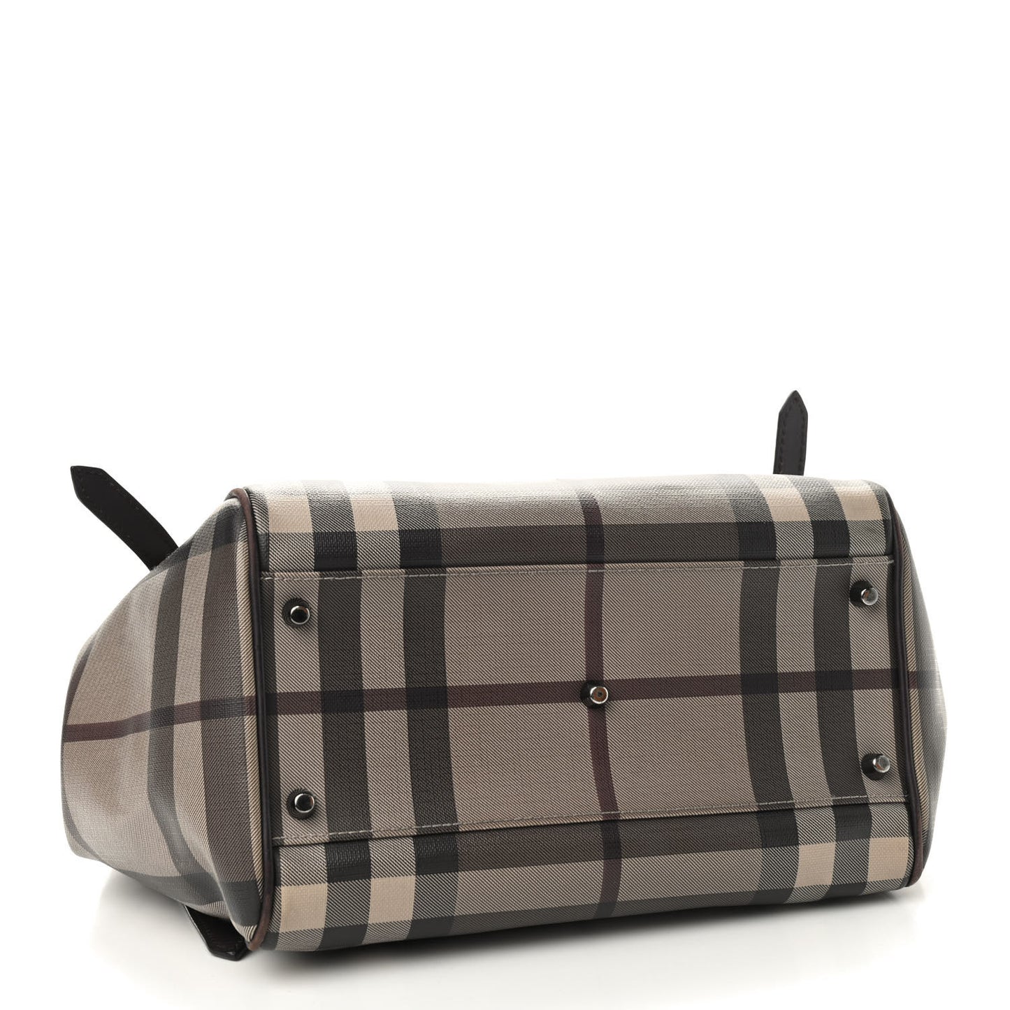 Smoked Check Small Canterbury Tote Anthracite