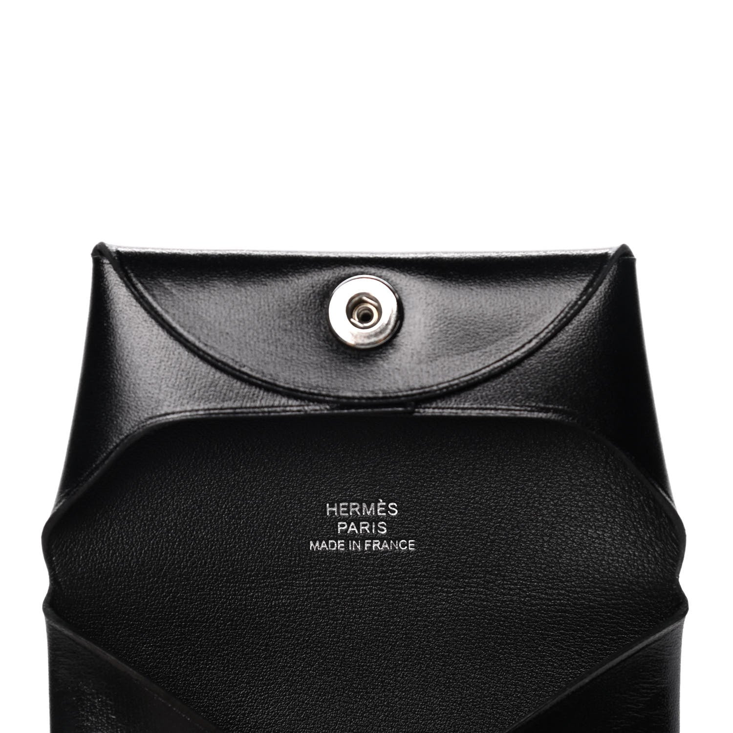 Hermes Box Swift Bastia Coin Purse Black 4 of 4