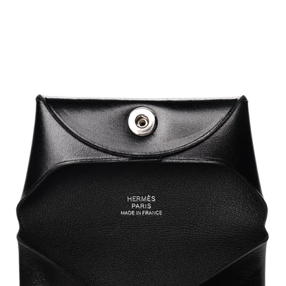 Hermes Box Swift Bastia Coin Purse Black 4 of 4