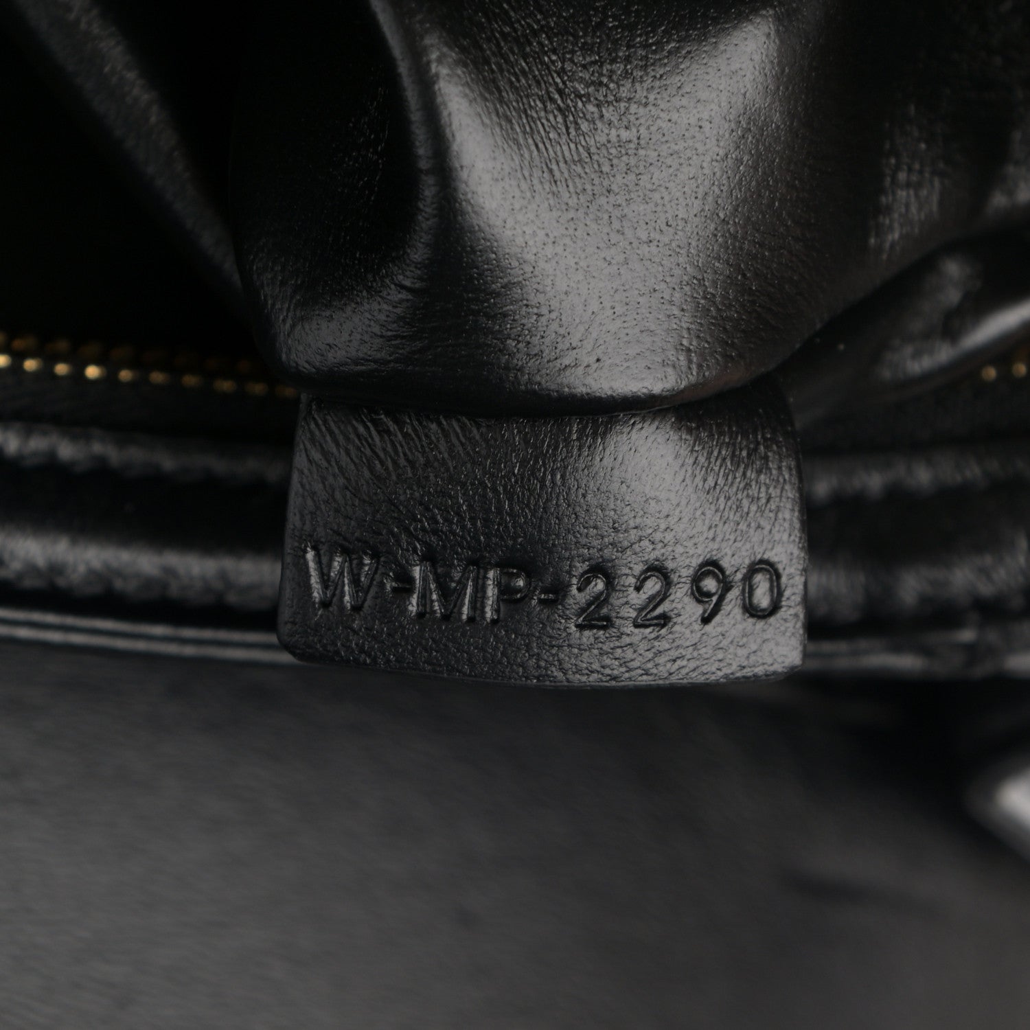 Celine Shiny Calfskin Medium Triomphe Black 9 of 14