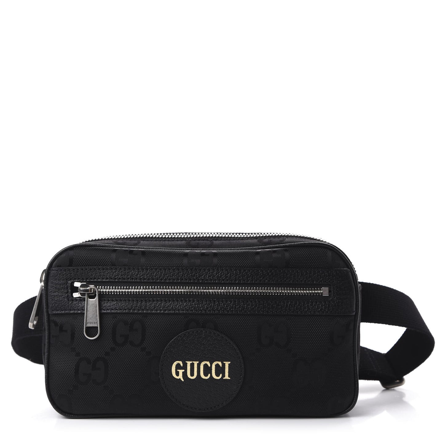 Econyl Nylon Monogram Off The Grid Belt Bag Black