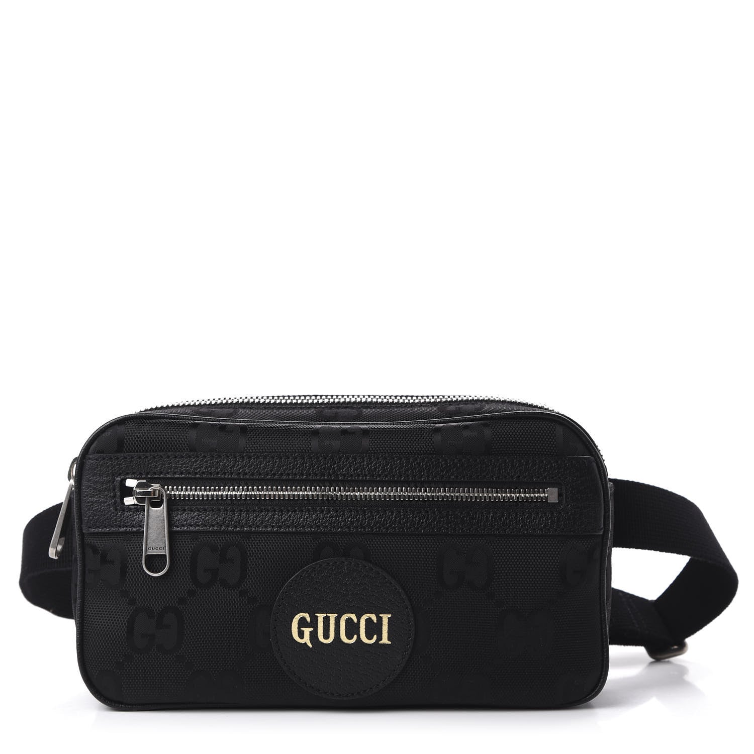 Gucci Econyl Nylon Monogram Off The Grid Belt Bag Black 1 of 10