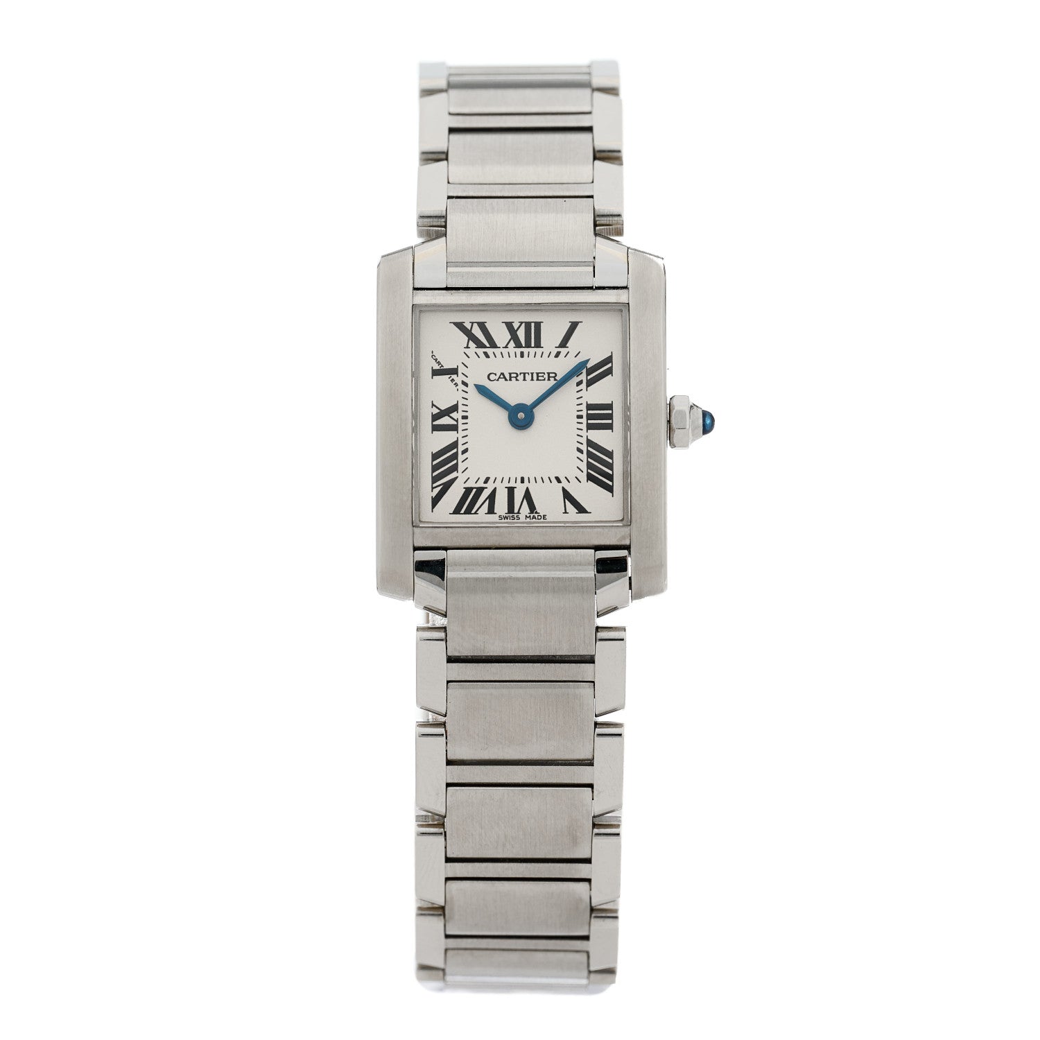 Cartier Stainless Steel 20mm Tank Francaise Quartz Watch 1 of 4