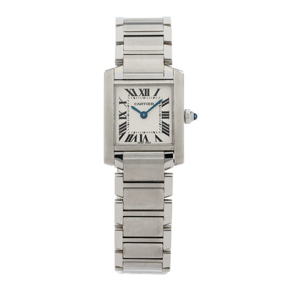 Cartier Stainless Steel 20mm Tank Francaise Quartz Watch 1 of 4