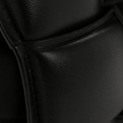 Bottega Veneta Nappa Maxi Intreccio Padded Cassette Crossbody Bag Black 28 of 29