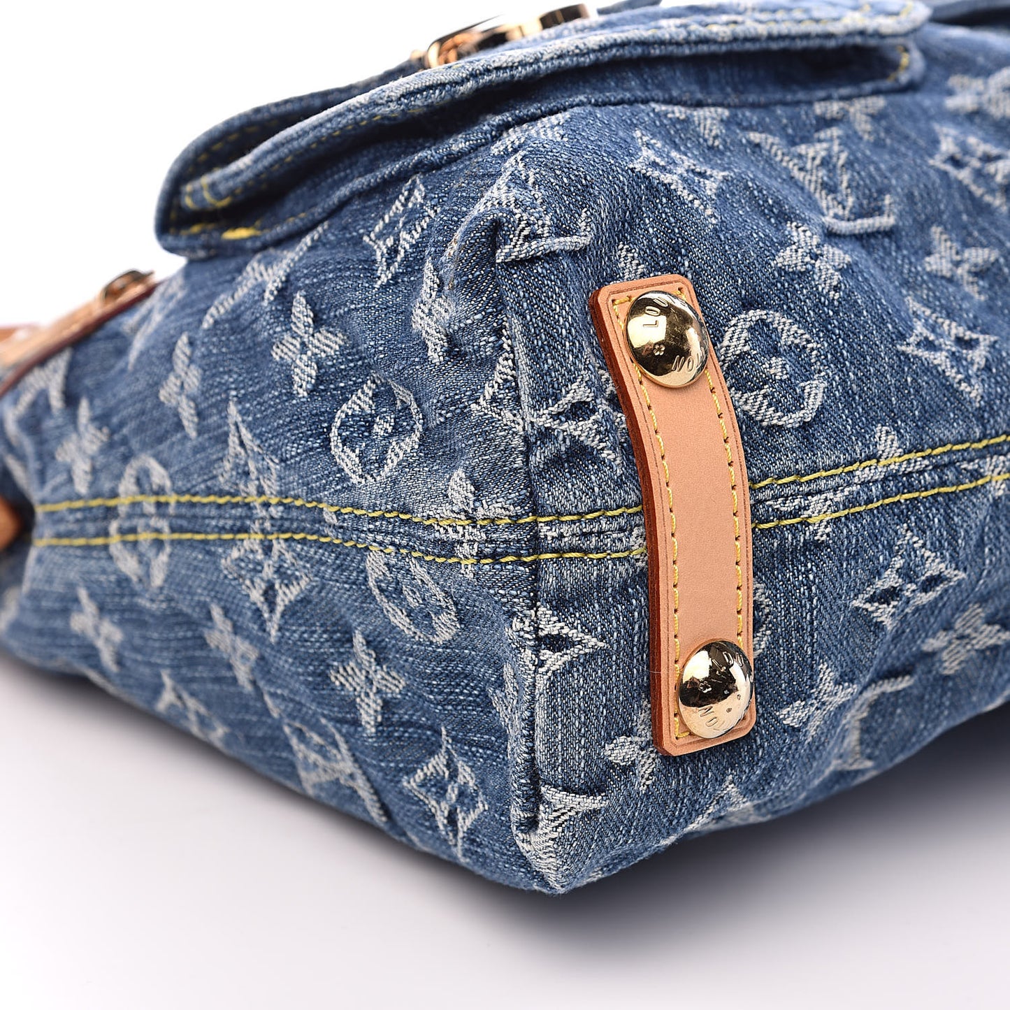Monogram Denim Baggy PM Blue