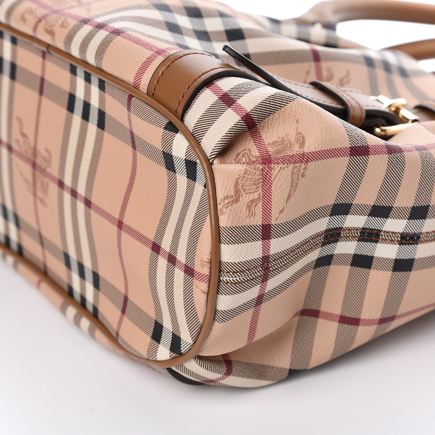 Haymarket Check Small Northfield Tote Mid Camel