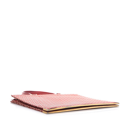 Fendi Zucchino Briefcase Tote Red 4 of 22