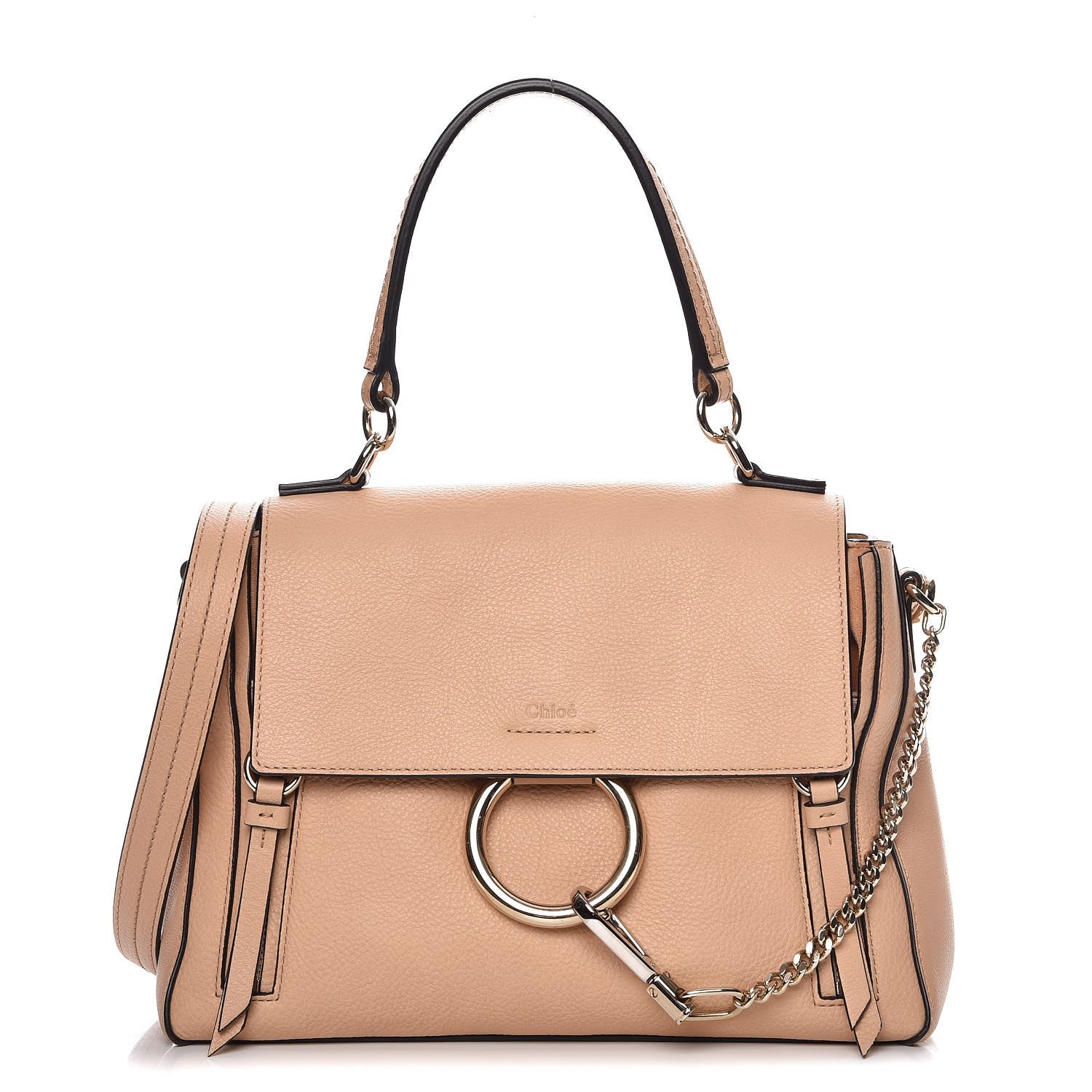 Chloe Calfskin Small Faye Day Shoulder Bag Blush Nude 1 of 9