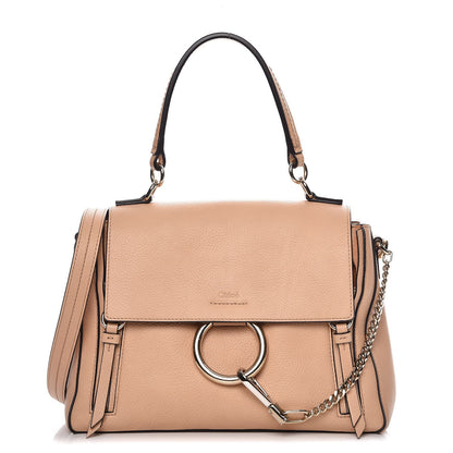 Chloe Calfskin Small Faye Day Shoulder Bag Blush Nude 1 of 9