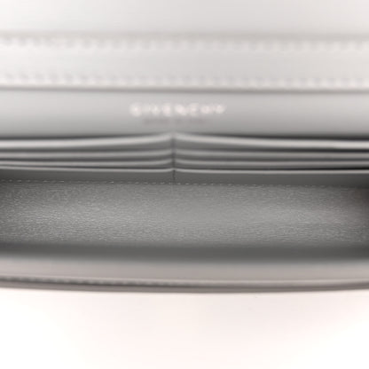 Givenchy Calfskin 4G Wallet on Chain Cloud Grey 5 of 12