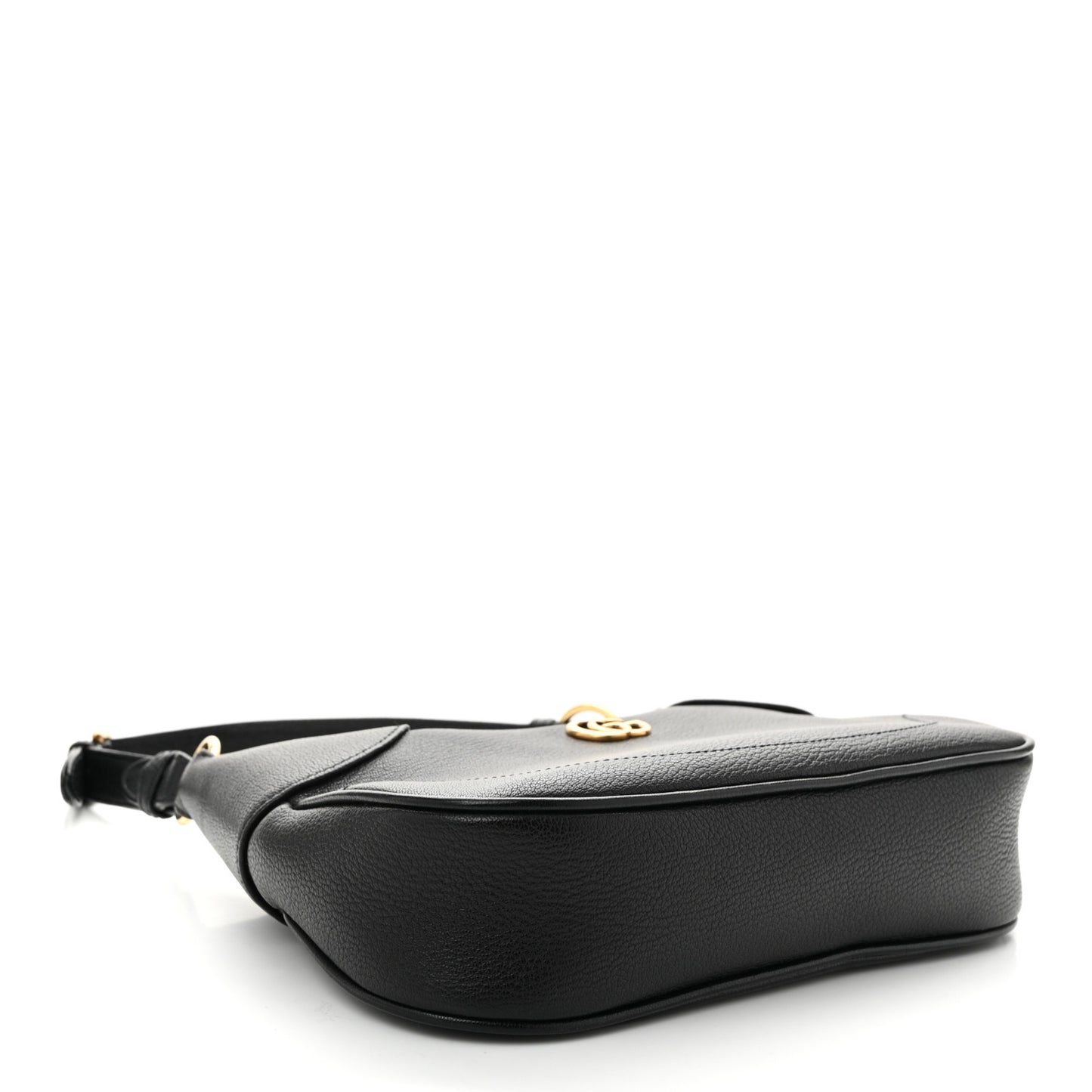 Goatskin Small Aphrodite Shoulder Bag Black