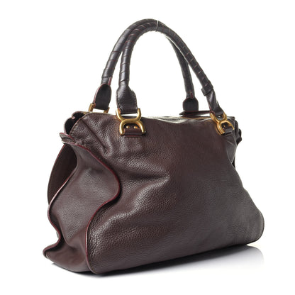 Chloe Calfskin Large Marcie Satchel Truffle 3 of 11