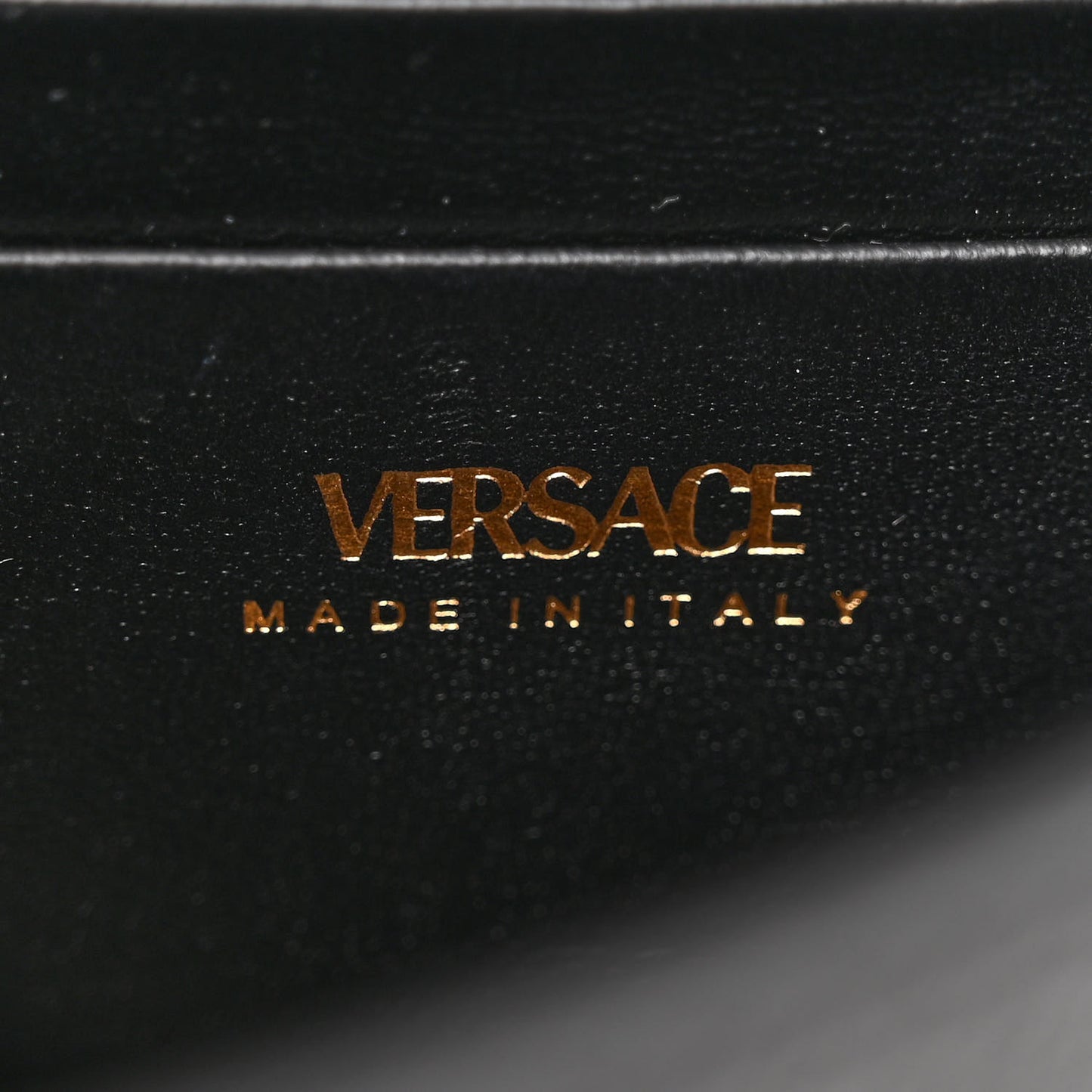 Grained Calfskin Mini La Medusa Bag Black