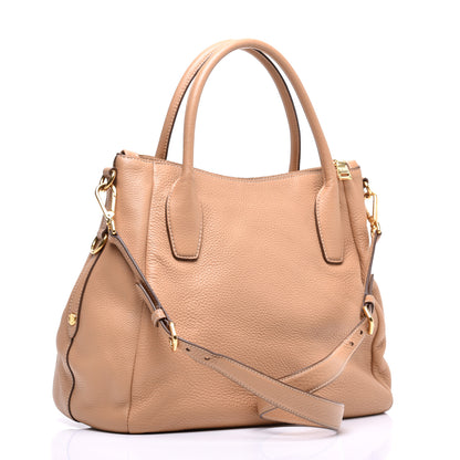 Prada Vitello Daino Shopping Tote Sughero 4 of 9